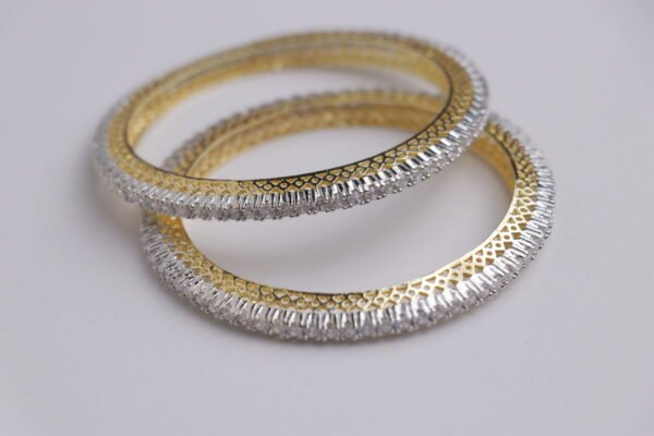 Single Line Diamond Bangle