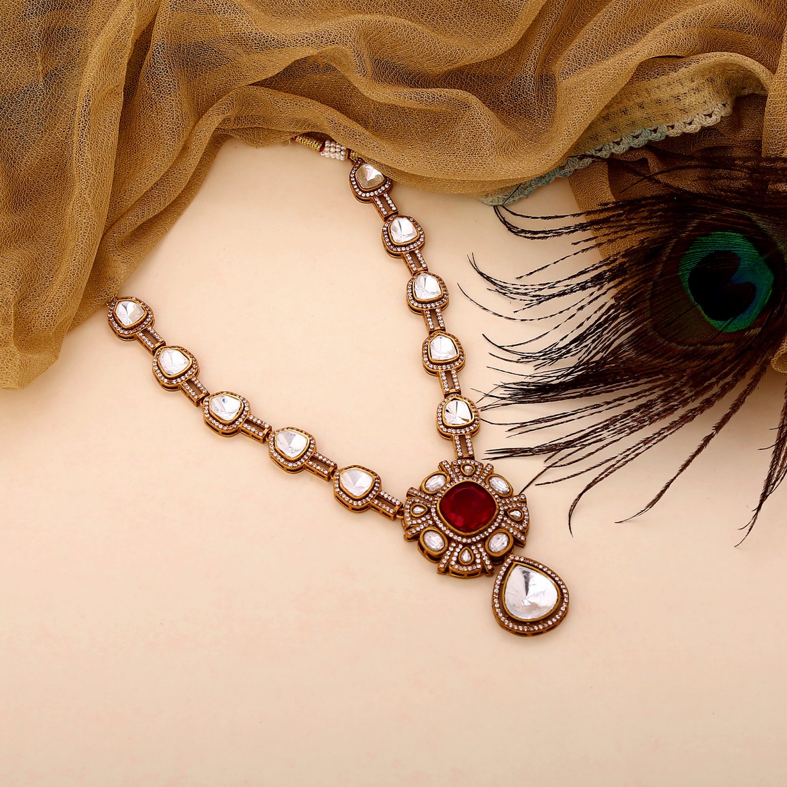 Shubhra Saya (Red) - Image 2