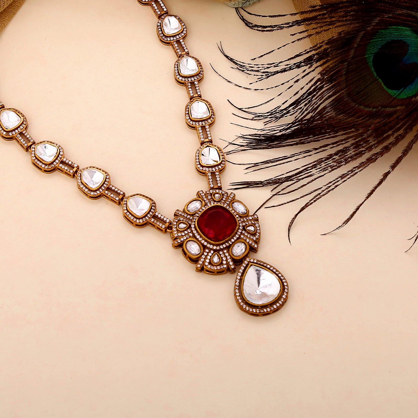 Shubhra Saya (Red) - Image 3